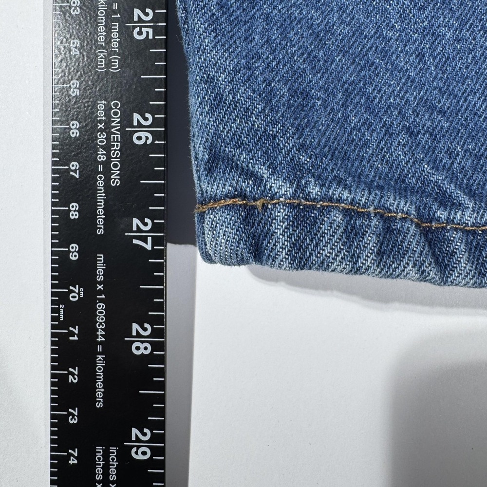 LL Bean Mens Relaxed Fit Flannel Lined Jeans Blue 42x28 (38x27) 139426 - Picture 5 of 10